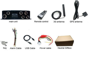 H.264 4Ch SD GPS車4G移動式DVRの可動装置ハードディスク・レコーダー