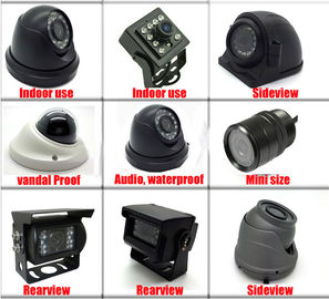 小型屋外の防水AHDのバックアップ カメラの10赤外線のビデオ監視バス台紙