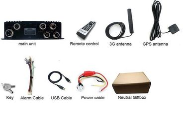 車のブラック ボックスのレコーダー3G移動式DVR GPSの追跡の実時間録音の動きは検出します