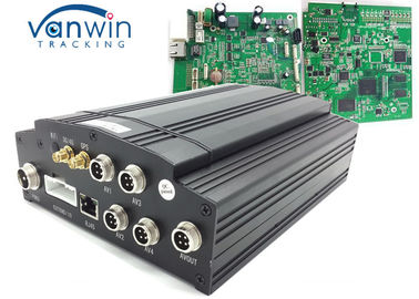 3G 車 CCTV 4 チャネルの警報システム VW605 を追跡する 1T HDD 車移動式 DVR UPS