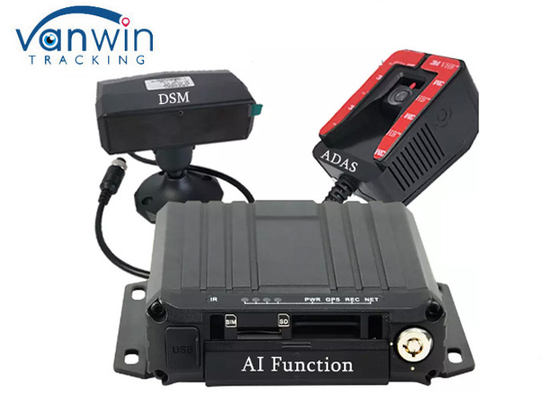 4CH二重SDカードMDVR 1080P 4G GPS AI移動式DVR運転者の疲労のモニター システム