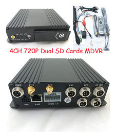 4チャネルGPS車のための二重sdカード3G simカード車移動式DVR
