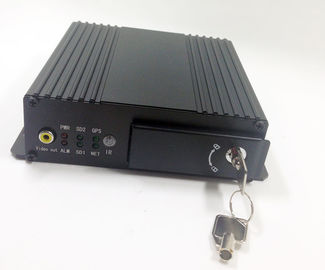 4チャネル車DVR GPS二重SDカード貯蔵のローカル プレーバックH.264のフォーマット