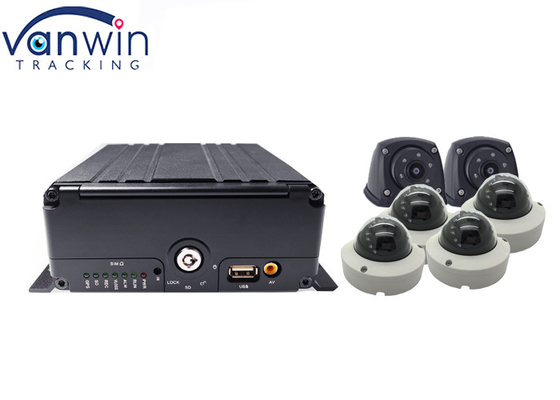 4Gライブビデオ6CH HDD装置を追跡する移動式DVR車CCTV GPS