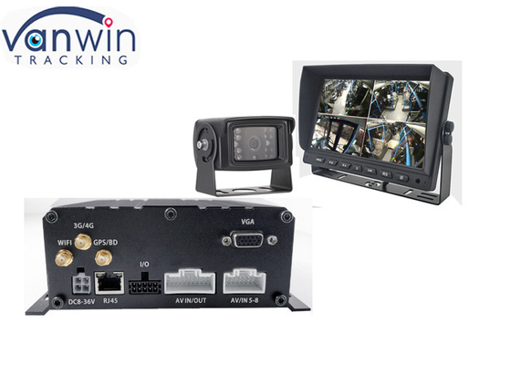 6ch 4G AHD 1080P セキュリティカメラ システム HDD モバイル DVR 車両 艦隊管理