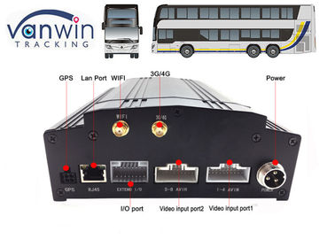 バスのための8つのチャネル車の保証dvrのレコーダー作り付け3G/4G/WIFI/GセンサーDVRシステム