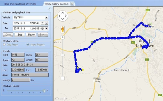 2g 4g GPS トラッカー Sdk と Api の車用車両追跡装置