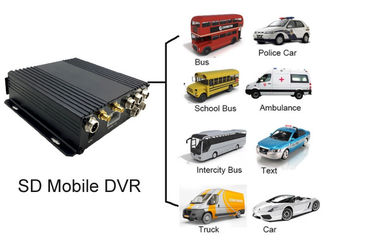 4CH 720P車移動式DVR GPSトラック3G実時間監視多用性があるAHDおよびアナログのカメラ