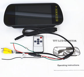 7 2つのビデオ入力が付いているインチの風防ガラス車の背面図TFT LCDのモニター ミラーのモニター