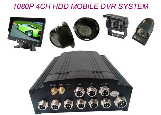 10W 4G 3G GPS WIFI RS485 4CH 1080P HD DVRのレコーダー
