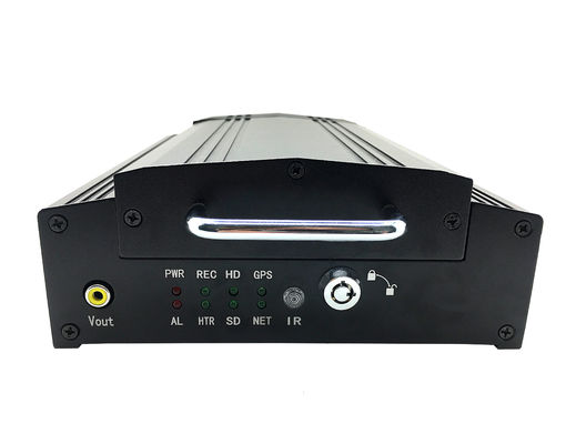 ハード・ドライブとの2TB HDD 1080P 8チャネル車DVR 4G GPS WIFI 256Kbps
