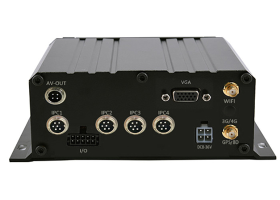 4G 3G GPS WIFIのスクール バスのトラックのタクシーのための移動式ビデオ レコーダー4ch HDD MNVR 4のカメラDVR