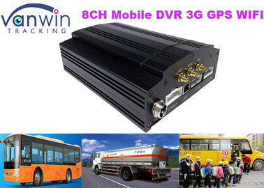 車3G HDD CCTV 8チャネル移動式DVR完全なD1ハードディスク・レコーダー