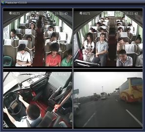 車のビデオCCTV移動式DVRバス人々はシステム逆らいましたり/バス乗客のカウンター