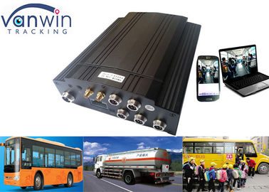 GPS 3G 移動式 DVR CCTV の録音、HDD 4 チャネル車 DVR をバスで運んで下さい