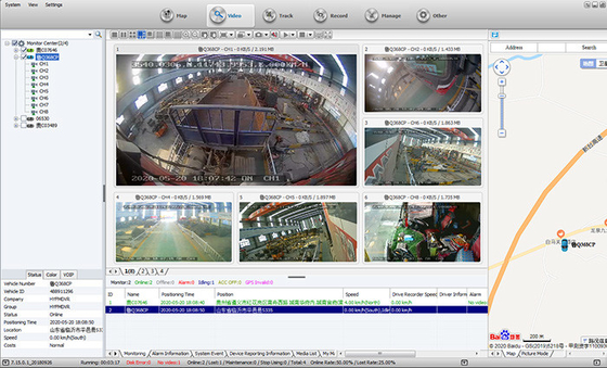 法の執行車のための4G GPS WIFI 4CH 1080P HD移動式NVR/MDVR