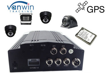 4CH 3G GPS 720P HDD車GPSのロケータ装置移動式監視CCTV DVR