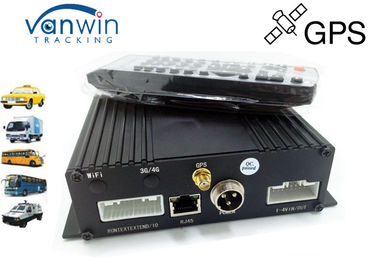 小型二重SDはGPS車DVRシステム タクシーのための可聴周波ビデオ車の監視MDVRを梳きます