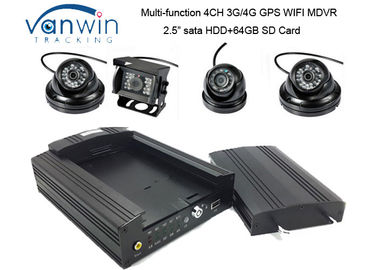 4CH HDD GPSの基本的なブラック ボックス車のデジタル ビデオ レコーダー、車移動式DVR SDのカード