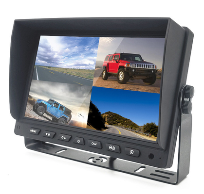 4チャネルTruckヴァンBusのための頑丈なDVR AHD TFT車のモニターの分割された画面