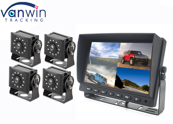 4チャネルTruckヴァンBusのための頑丈なDVR AHD TFT車のモニターの分割された画面