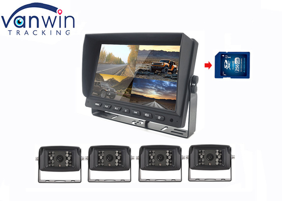 7インチ4inchカースクリーンとリアビューカメラ トラックRVのためのLCDディスプレイレコーダー