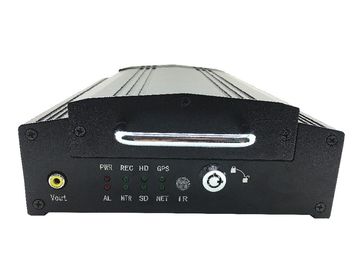 4G 4CHカメラが付いている移動式AHDのレコーダー1080P/720P車DVRのブラック ボックスGPS