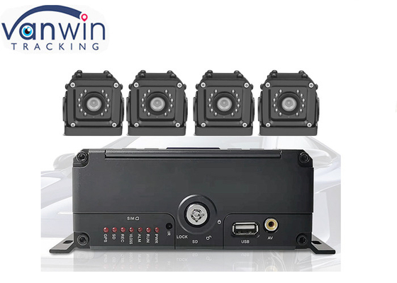 4チャネル HDD dvr モバイル ライブビデオストリーミング 車両監視システム
