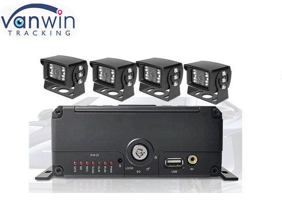 4チャネル HDD dvr モバイル ライブビデオストリーミング 車両監視システム