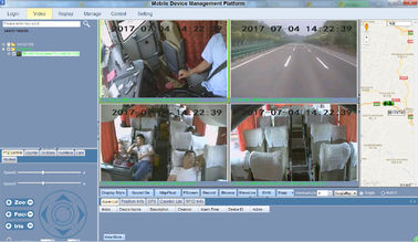 4運転者の疲労のモニタリング システムが付いているチャネル12V 24V HDのビデオ レコーダーMDVR