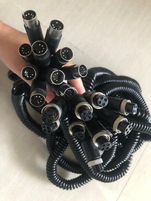 DVR アクセサリー M12 4ピン 女性 / 男性 RCA / BNC DC コネクタ / アダプターケーブル