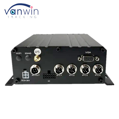 4CH 1080P AHD 3G 4G WIFI と GPS SD HHD バス / トラック / タクシー用のモバイル NVR
