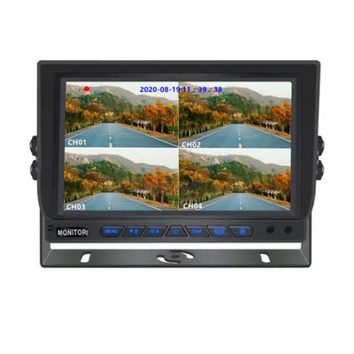 9インチ AHD カー HD スクリーン バス セキュリティ Ahd 960P トラック トレーラー用 クアッド ビュー カー モニター