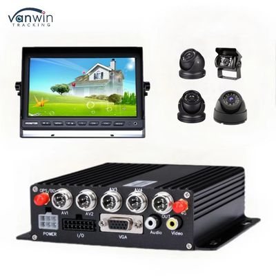 DC 12V 36V H.265 4CH HD 1080P 車用モバイルDVRダッシュカメラレコーダー