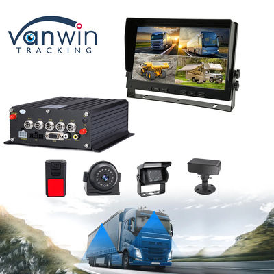 車両 1080P H.265 4CH SD カー モバイル DVR ダッシュカメラレコーダー