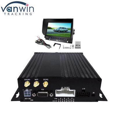 GPS 1080P HD 4CH モバイル DVR SD カード サムルト WIFI バス 車両 デジタル ビデオ 録音機