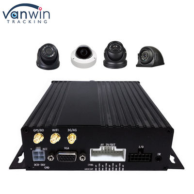 GPS 1080P HD 4CH モバイル DVR SD カード サムルト WIFI バス 車両 デジタル ビデオ 録音機