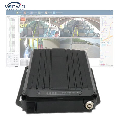 4Gオンラインビデオ追跡 GPS モバイルDVR 1080p SDカード 4チャネルシムカード GPS 車両 CCTVカメラ