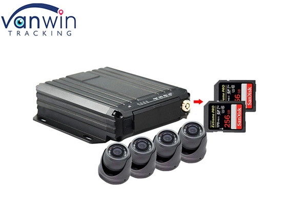 4Gオンラインビデオ追跡 GPS モバイルDVR 1080p SDカード 4チャネルシムカード GPS 車両 CCTVカメラ