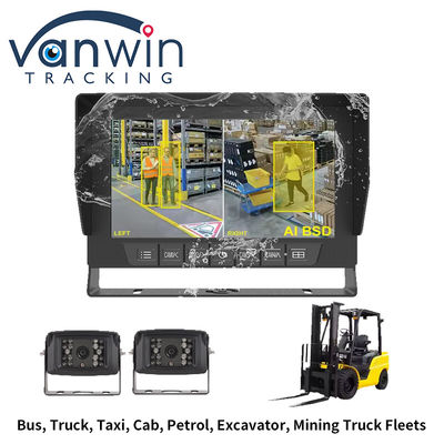 IP69K 7 / 10.1 インチ 防水 AHD クアッド TFT カーモニター ディスプレイ ユニバーサル 車両