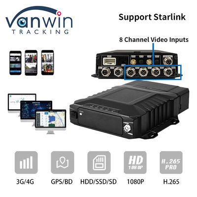 4G スターリンク 1080P AHD 8チャンネル カー CCTV MDVR GPS 4G WIFI カメラシステム モバイル DVR