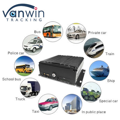 4G 6チャネル H. 265 自動車用モバイルDVR