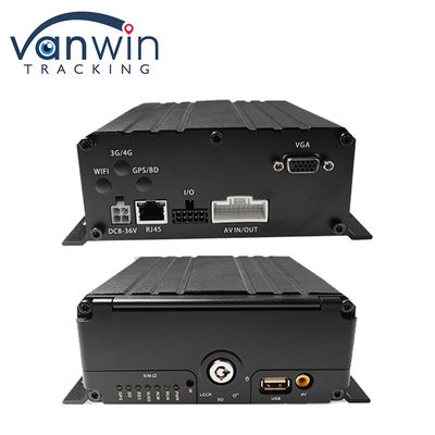 4G 6チャネル H. 265 自動車用モバイルDVR