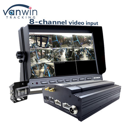 4G Wifi GPS MDVR カメラシステム 8CH バス トラック 車両用のモバイル デジタル ビデオ レコーダー