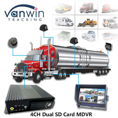MAX 512GB デュアルSDカード 4CHモバイルDVR 4G GPS 1080P フルHD SDカード Mdvr