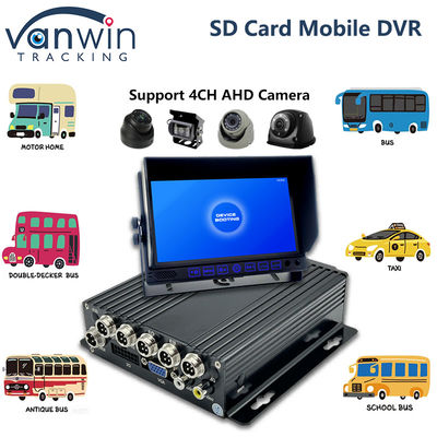 ミニサイズ 追加 Msata SSD サポート 4CH モバイル DVR 4G 車両 GPS トラッキング MDVR