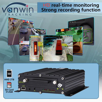 8CH AI BSD ADAS DMS MDVR システム HD 1080P HDD モバイル DVR 4G GPS WIFI 機能付き