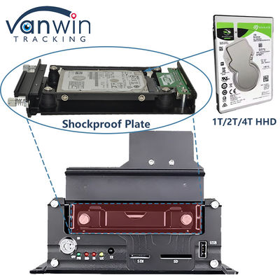 4CH 5G CMSV6 システム AI モバイル DVR GPS付き ADAS BSD DMS H.265 MDVR 車用CCTVモニター