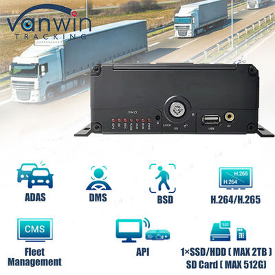 4CH 1080P AI 機能 モバイル DVR ADAS DMS キット DVR 4G GPS SD HDD MDVR システム 車両