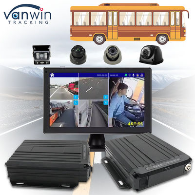 OEM ODM リアルタイム 4CH GPS モバイル DVR 4G 1080P WiFi デュアル SD カード MDVR バス用